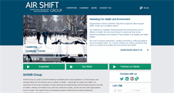 Desktop Screenshot of airshiftgroup.com